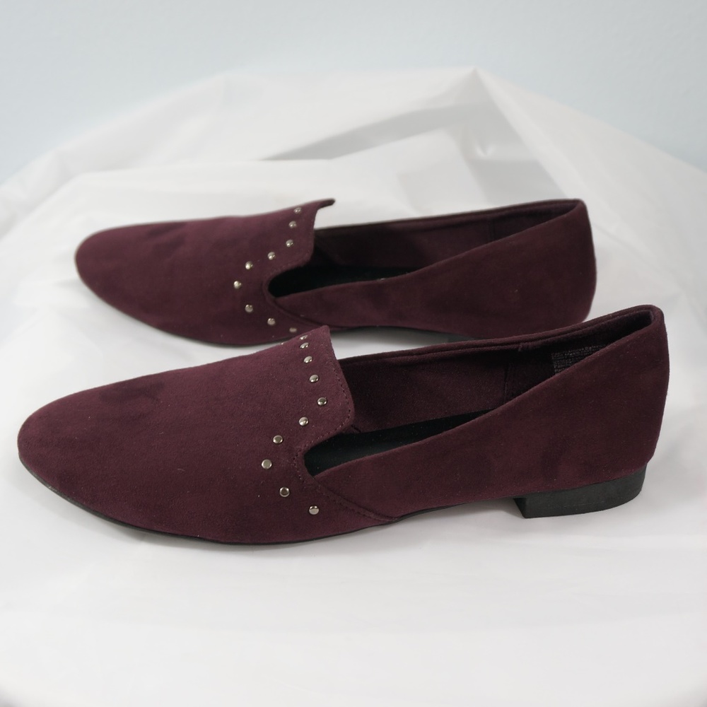 Brash Slip On Maroon Shoe - Picture 7 of 8